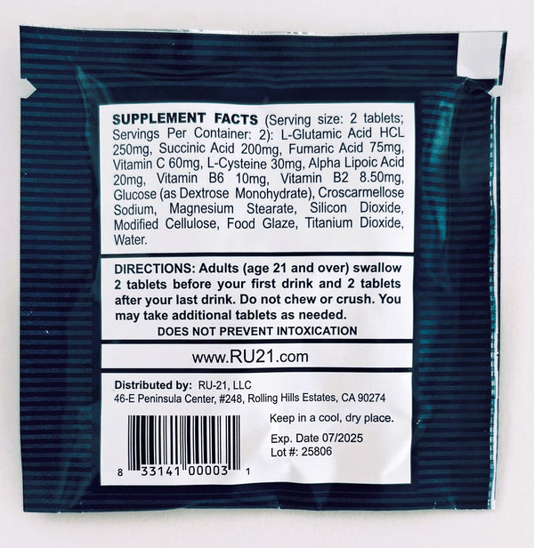 Ru10 Tablets RU-21 Bottle (120 tablets)