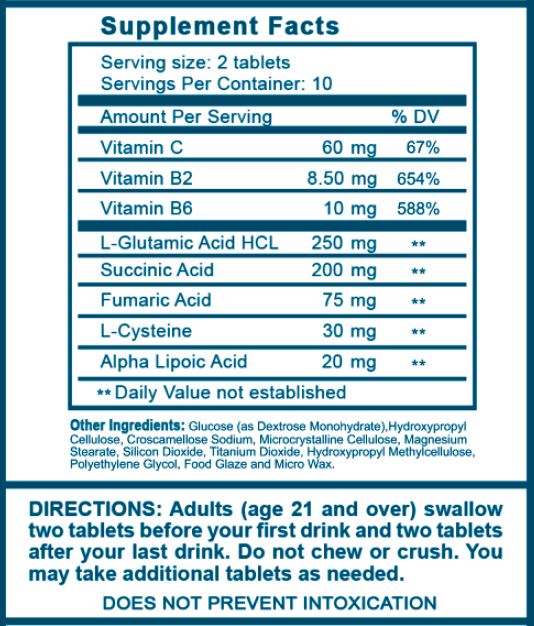 Ru10 Tablets RU-21 Bundle of 10 Packets (40 tablets)
