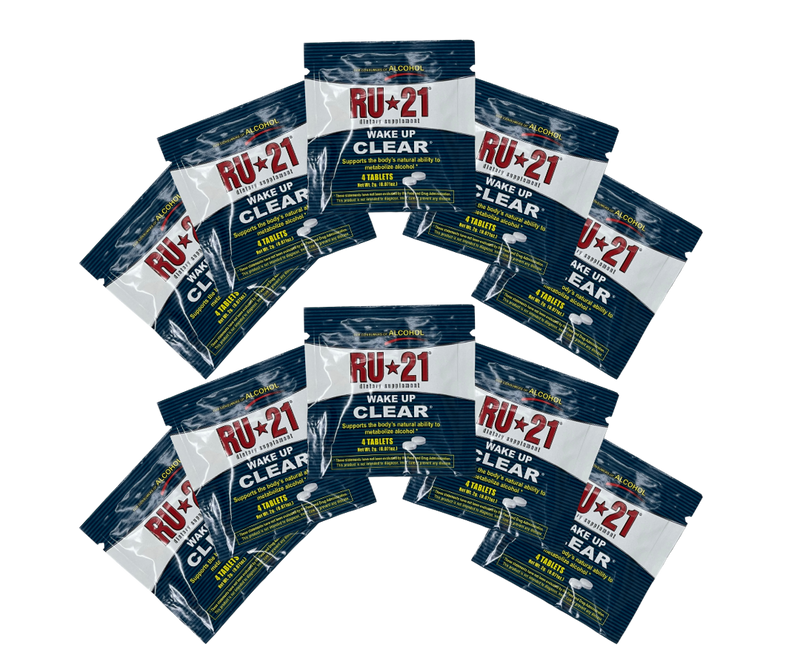 Ru10 Tablets RU-21 Bundle of 10 Packets (40 tablets)